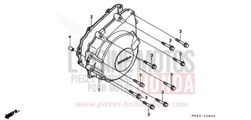 GENERATORABDECKUNG CB600F2Y de 2000