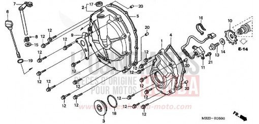 KUPPLUNGSDECKEL CB600F5 de 2005