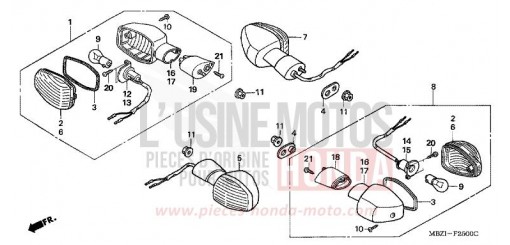 BLINKER CB600F5 de 2005