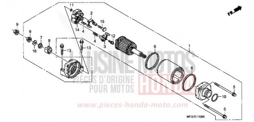 ANLASSER CB600F7 de 2007