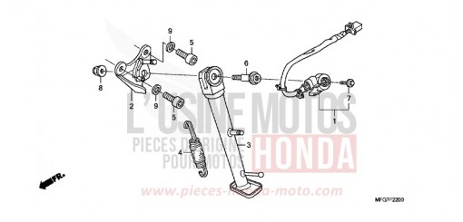 STAENDER CB600F7 de 2007