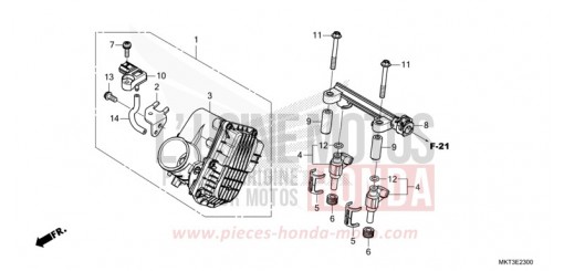 DROSSELKLAPPENGEHAEUSE ADV750M de 2021