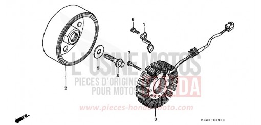 GENERATRICE CB600F21 de 2001