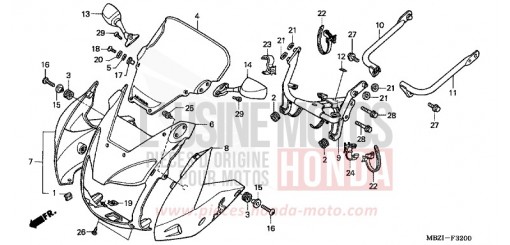 WINDLAUF CB600F22 de 2002
