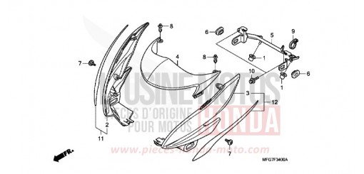 WINDLAUF CB600F39 de 2009