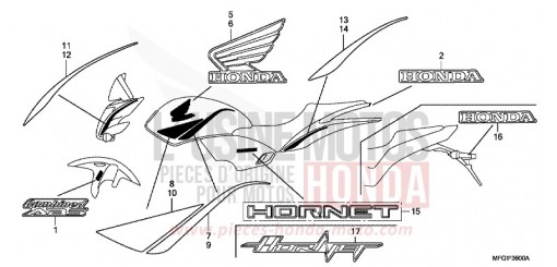 MARQUE CB600FA de 2010
