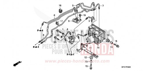 ABS-MODULATOR CB600FA9 de 2009
