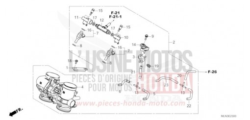 DROSSELKLAPPENGEHAEUSE CRF1100DR de 2024