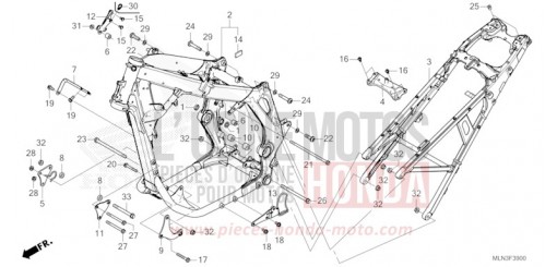 RAHMENKOERPER CRF1100DR de 2024