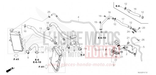 KUEHLERSCHLAUCH/WASSERROHR CRF1100DR de 2024