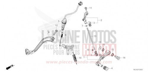 PEDAL CRF1100DR de 2024