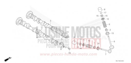 NOCKENWELLE/VENTIL CB1000GTT de 2026