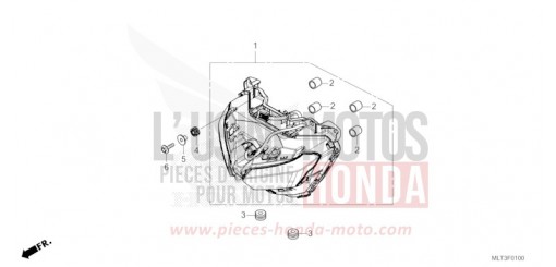 SCHEINWERFER CB1000GTT de 2026
