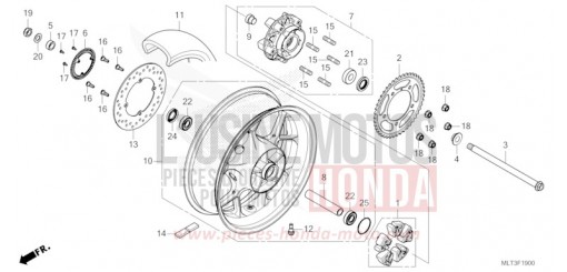 HINTERRAD CB1000GTT de 2026