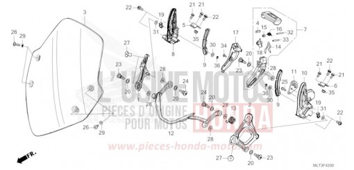 WINDSCHUTZSCHEIBE CB1000GTT de 2026