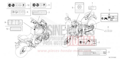 WARNETIKETT CB1000GTT de 2026