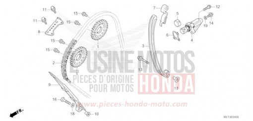 NOCKENWELLENKETTE/SPANNVORRICHTUNG CB1000GTT de 2026