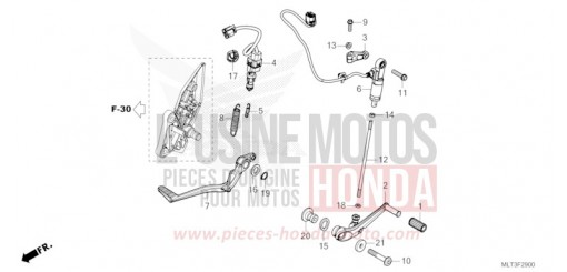 PEDAL CB1000GTT de 2026