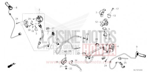 HEBELGRIFF/SCHALTER/KABEL CB1000GTT de 2026