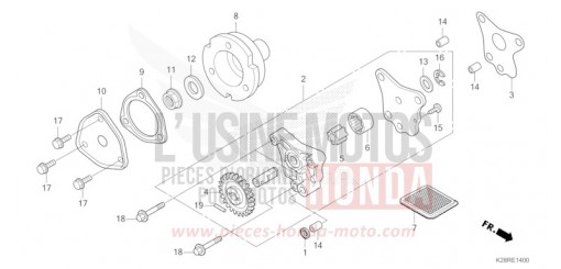OELPUMPE CRF125FBS de 2025