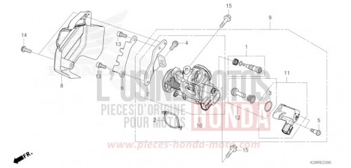 DROSSELKLAPPENGEHAEUSE CRF125FBS de 2025