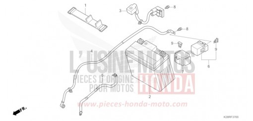 BATTERIE CRF125FBS de 2025