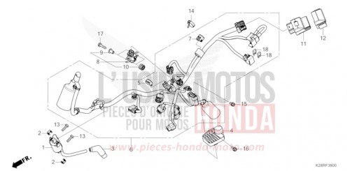 KABELBAUM CRF125FBS de 2025