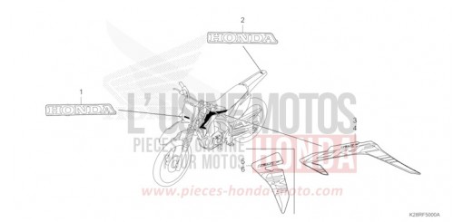 MARKE CRF125FBS de 2025