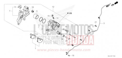 HINTERRAD-BREMSSATTEL XL750S de 2025