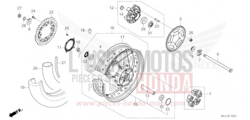 HINTERRAD XL750S de 2025