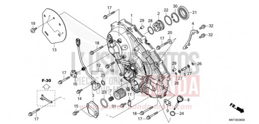 KURBELGEHAEUSEABDECKUNG ADV750N de 2022