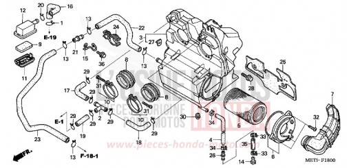 LUFTFILTER CBF500A4 de 2004