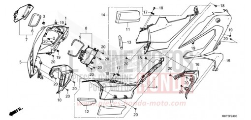 SEITENVERKLEIDUNG ADV750N de 2022