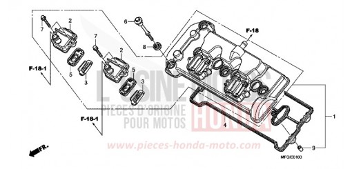 ZYLINDERKOPFDECKEL CB600FAC de 2012