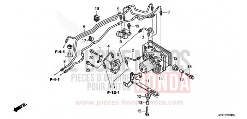 ABS-MODULATOR CB600FAC de 2012