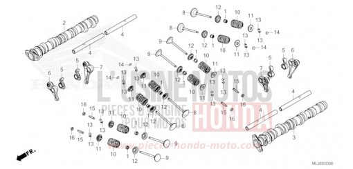 NOCKENWELLE/VENTIL GL1800BDR de 2024