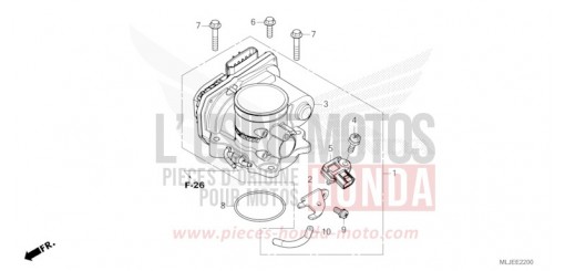 DROSSELKLAPPENGEHAEUSE GL1800BDR de 2024
