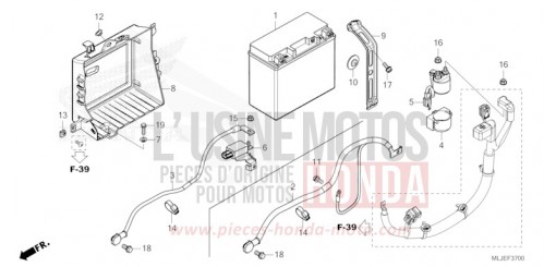 BATTERIE GL1800BDR de 2024