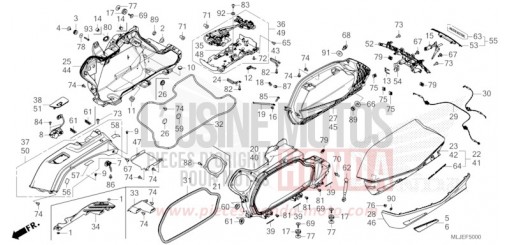 SATTELTASCHE GL1800BDR de 2024