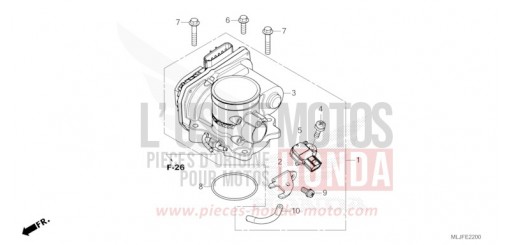 DROSSELKLAPPENGEHAEUSE GL1800BDS de 2025
