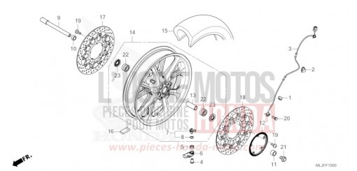 VORDERRAD GL1800BDS de 2025