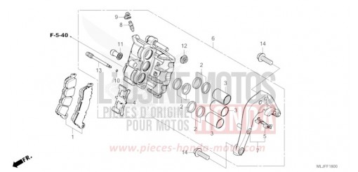 HINTERRAD-BREMSSATTEL GL1800BDS de 2025