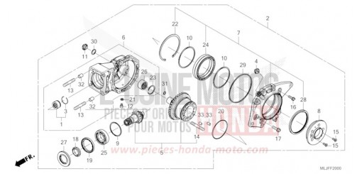 ANTRIEBSZAHNRAD GL1800BDS de 2025