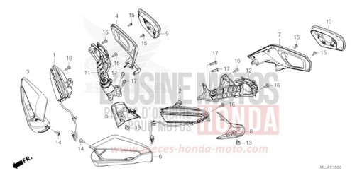 BLINKER/SPIEGEL GL1800BDS de 2025