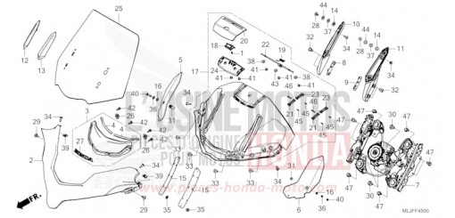 WINDSCHUTZSCHEIBE GL1800BDS de 2025