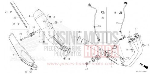 ABGAS-SCHALLDAEMPFER CB750AT de 2026