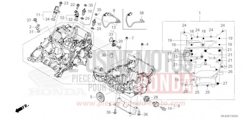KURBELGEHAEUSE CB750AT de 2026