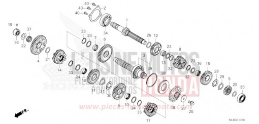 GETRIEBE CB750AT de 2026