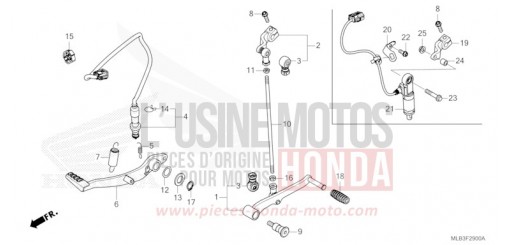 PEDAL CB750AT de 2026