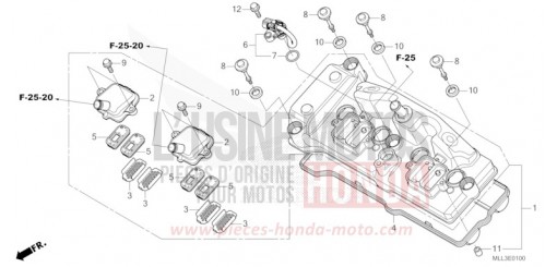 ZYLINDERKOPFDECKEL CB1000S de 2025